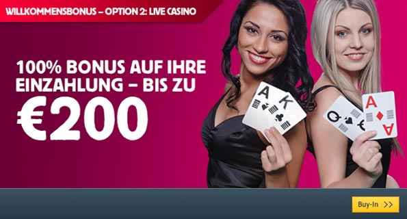 Betfair Live Casino Bonus