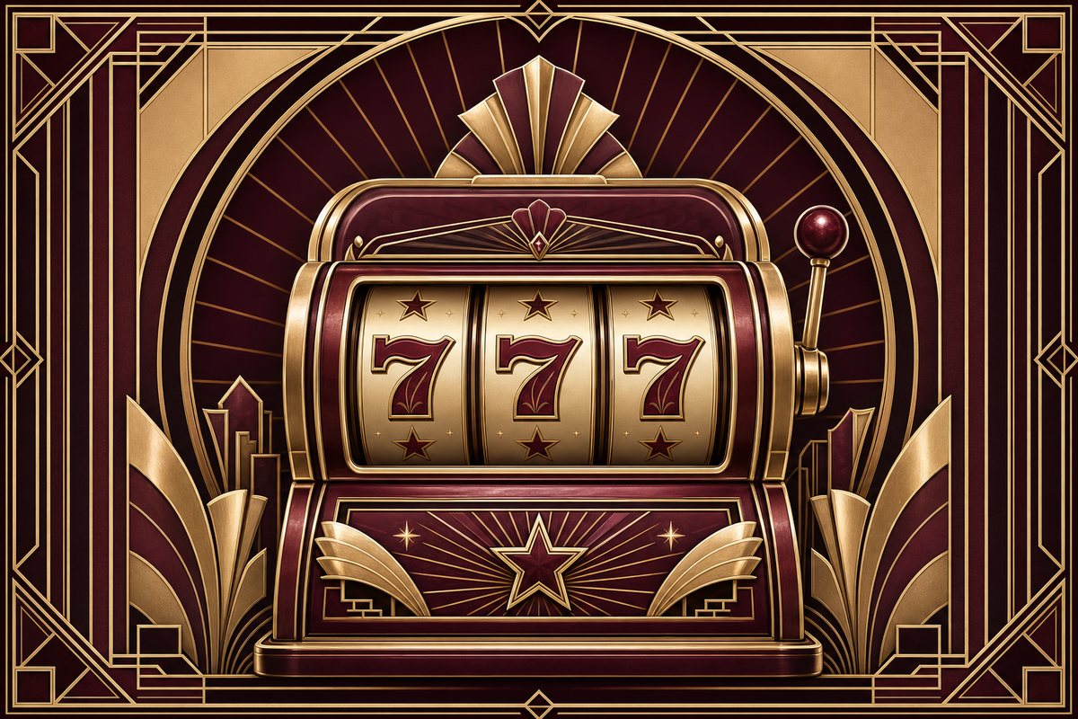 Freispiele im Online Casino – Art-Déco-Motiv