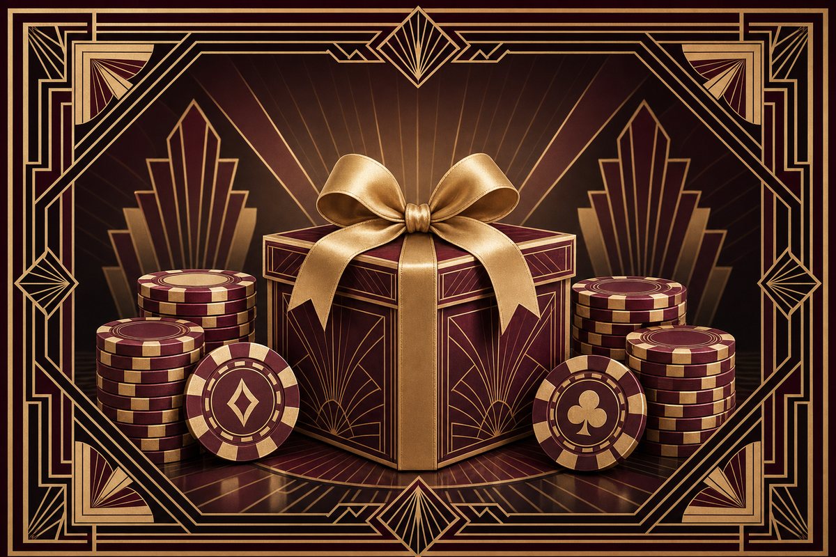 Willkommensbonus im Online Casino – Art-Déco-Motiv