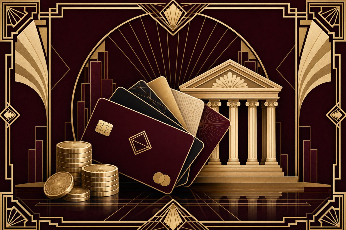 Zahlungsmethoden im Online Casino – Art-Déco-Motiv